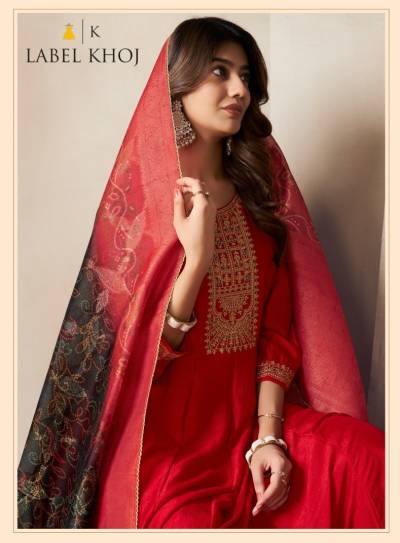 LABEL KHOJ 9797A TO 9797H DESIGNER ANARKALI SALWAR SUIT WHOLESALER IN INDIA